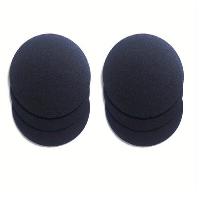 Juego de 6 almohadillas de filtro de carbón activado para compostadora de cocina, reemplazo de bote de basura de encimera, suplemento de cubo de hogar de material plástico