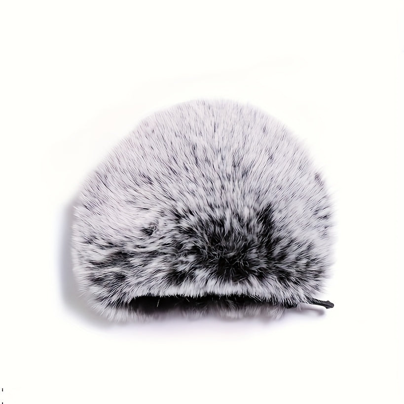 Funda de micrófono de viento para Yeti azul, diseño suave y esponjoso, reducción de ruido, ajuste para micrófono de Yeti azul, blanco y negro, funda de viento para micrófono.