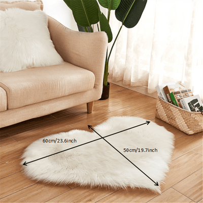 1pc, Alfombra De Área Esponjosa Alfombra De Sala De Estar En Forma De Corazón, Alfombra De Piso Interior Alfombra De Piso De Cocina Antideslizante, Alfombra De Cocina, Alfombra De Cocina, Decoración Del Hogar, Decoración De La Habitación