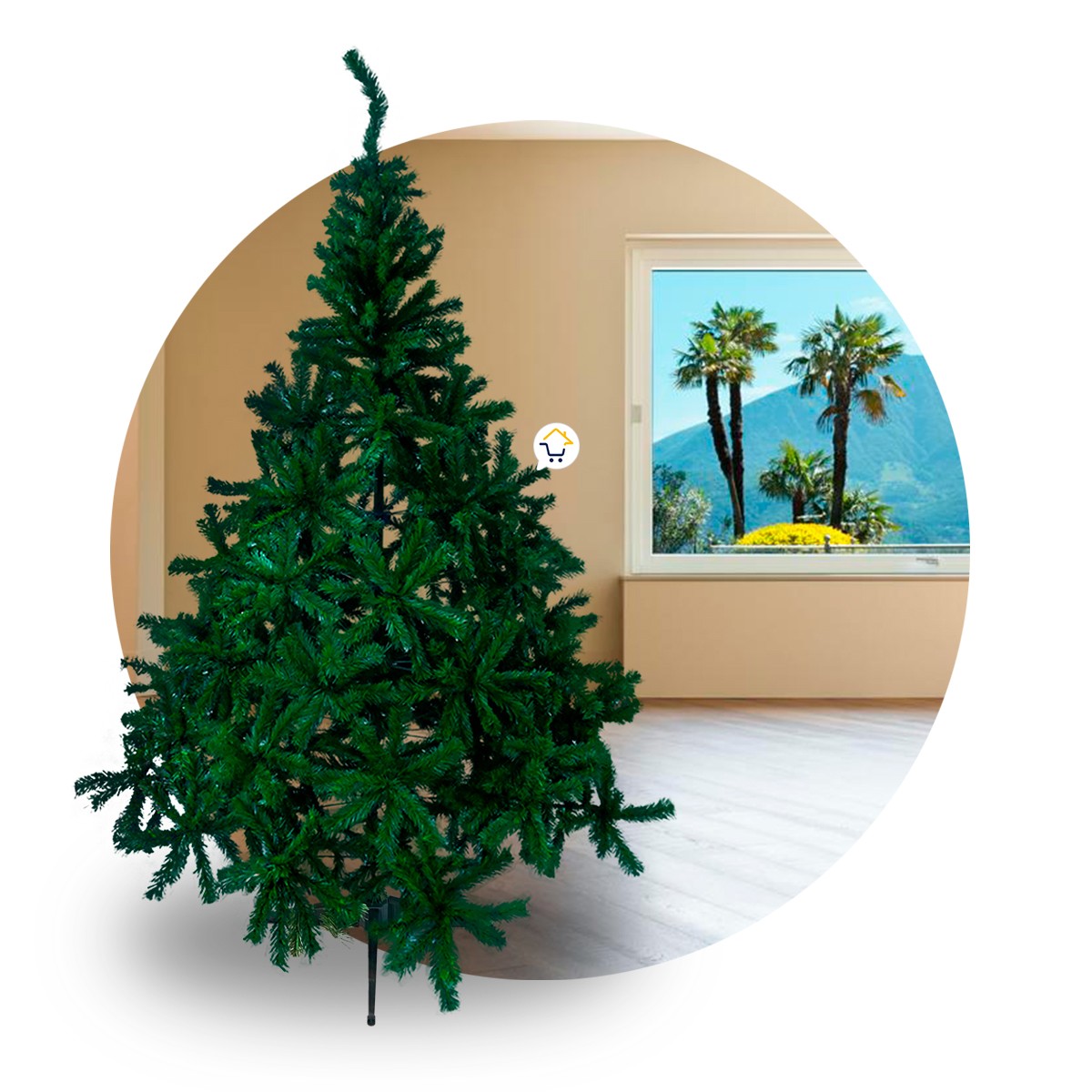Árbol Navidad Bogotá 2.30 m Tradicional 760 Ramas BOG230