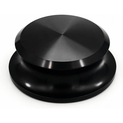 1 pieza de estabilizador de peso de vinilo de alta calidad para discos de vinilo - Diseño rojo y negro, mejora la calidad del sonido y la durabilidad, se adapta a la mayoría de los tocadiscos, estabilizador de discos de vinilo, accesorio para tocadiscos,