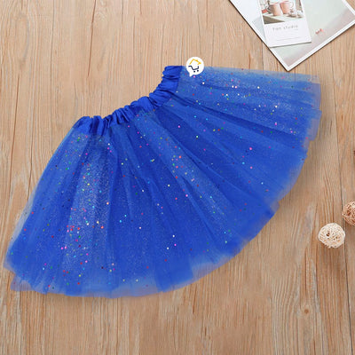Tutú Confetti Niñas Colores Falda Ballet Disfraz TUCO01