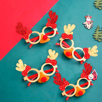 Gafas Navideñas Reno X4 Decorativas MJ010