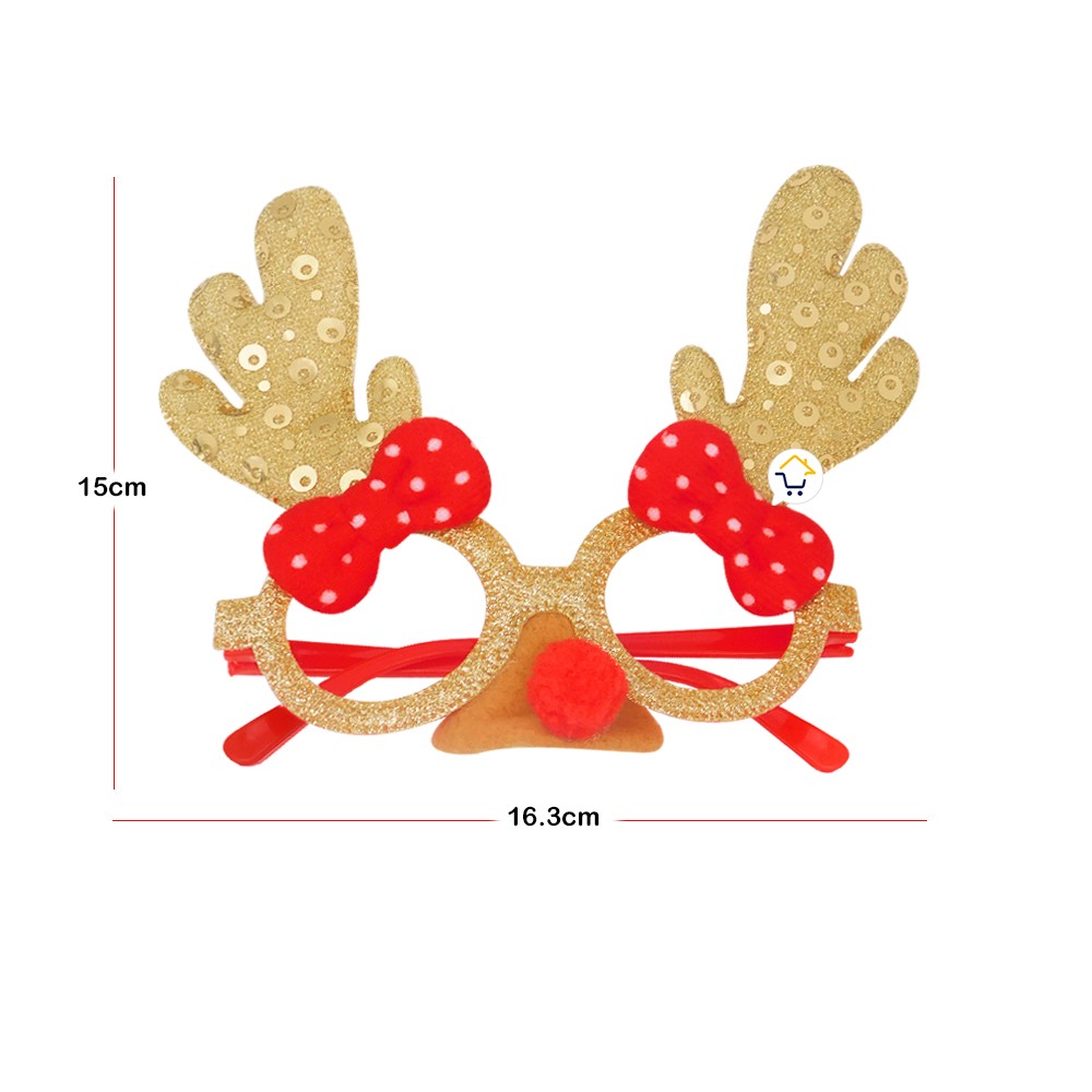 Gafas Navideñas Reno X4 Decorativas MJ010