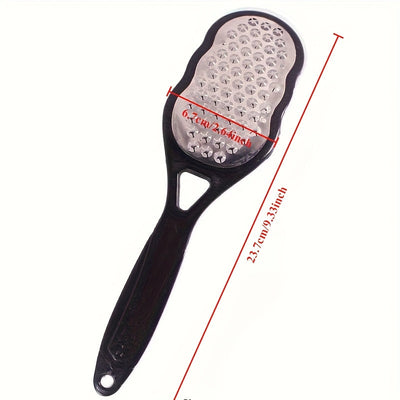 2 piezas, eliminador de pies y masajeador de luz muerta beige - Eliminador de plástico no eléctrico sin alcohol para heridas crónicas, eliminación y exfoliación, uso doméstico - No se necesita energía, eliminador de heridas, herramienta para remojo de pi