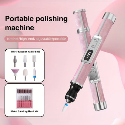 Kit de Quitaesmalte en Gel, Perfecto para Dar Forma y Alisar Uñas – Regalo Ideal para Mujeres, Esencial Portátil para Viajes