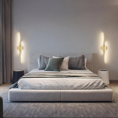 1 pieza de moderno reloj de pared LED, montaje semienterrado de metal con acabado pulido, diseño desmontable para dormitorio, sala de estar, isla de cocina y baño de tocador - Conectado a la red eléctrica, compatible con 110V-240V, no requiere batería, f