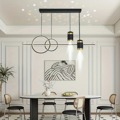 Linterna LED de Estilo Moderno para Comedor, Cocina, Sala, Dormitorio, Lámpara de Techo para Mesa de Comedor, Adecuada para Centros Comerciales, Salas, Oficinas, Cafeterías, Pasillos, Baños y Escaleras