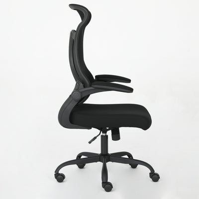 Silla de Oficina Ergonómica con Respaldo Alto y Malla Transpirable - Asiento Cómodo para Escritorio de Computadora para Empleados, Fácil de Limpiar