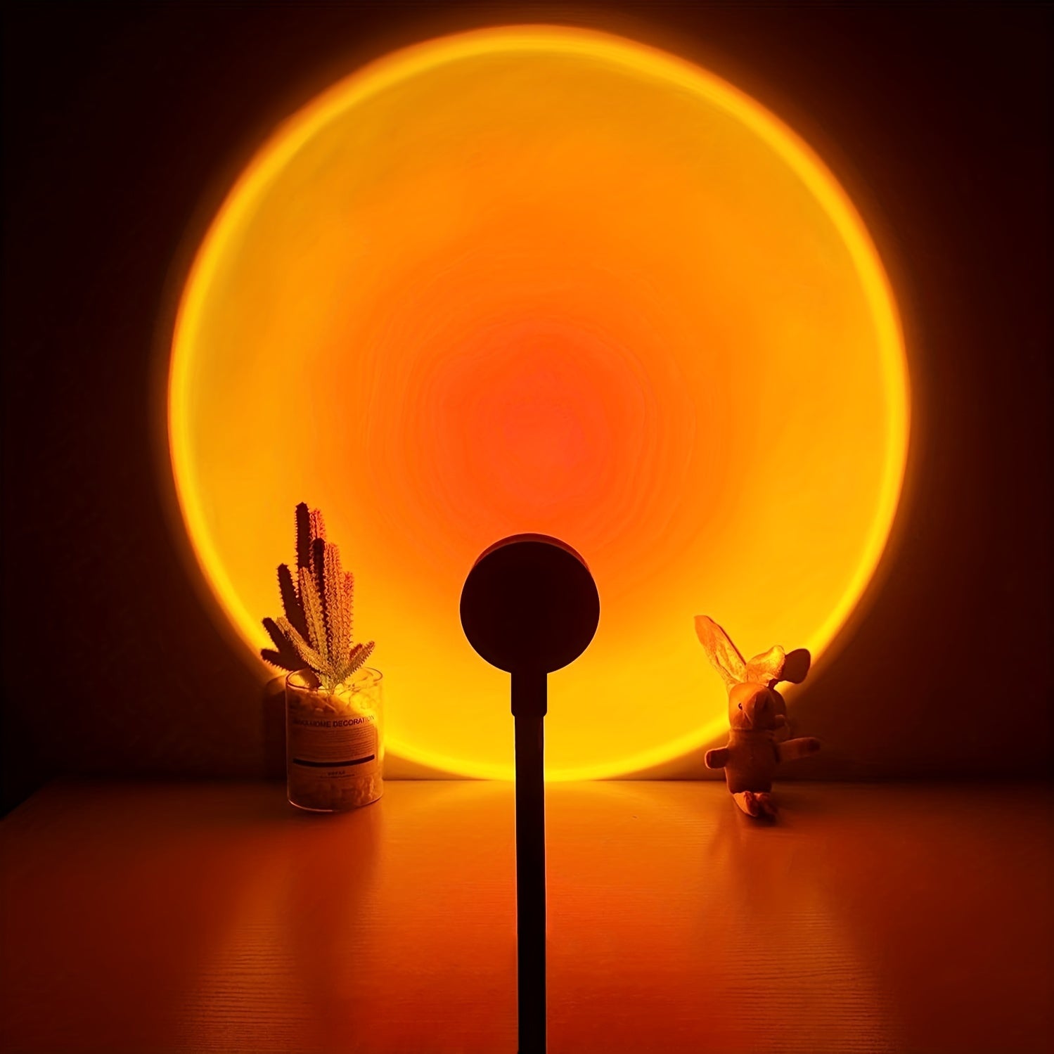 1 pza. Proyector de luz de atardecer, luz LED de atardecer colores pastel, luz de arco iris de noche, luz portátil USB, proyector de luz de atardecer romántica a 360 grados para fotografías/fiestas/decoración del hogar/accesorio de dormitorio o sala de e