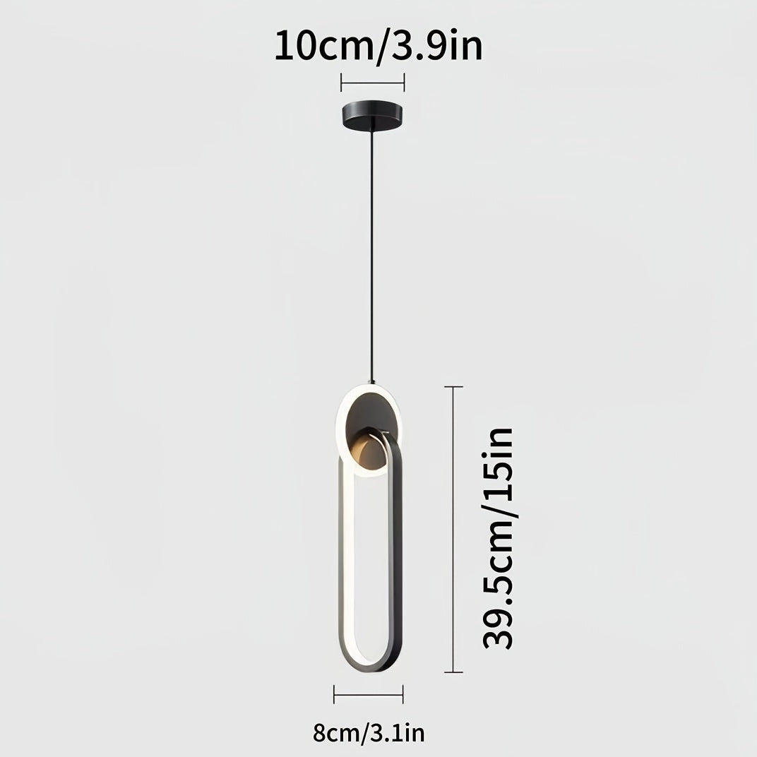 Luz de techo LED semi-inclinada moderna, temperatura de color ajustable, -85-265V, cableada, diseño minimalista con acabado metálico elegante, ideal para isla de cocina, sala de estar, dormitorio y comedor, decoración náutica de Sweet Home, luces LED par