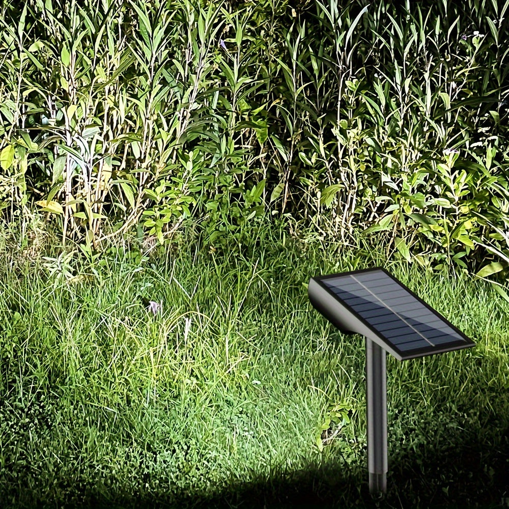 1 unidad de Luces Solares para Césped Villa Jardín Focos de Paisaje Exterior 9LEDs Luces Solares para Árboles de Patio