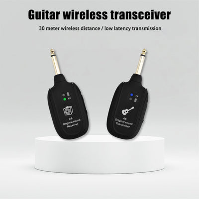 Sistema inalámbrico para guitarra/bajo: transmisor y receptor para guitarra eléctrica, pastillas acústicas e instrumentos de viento, y pastillas para bajo eléctrico | Transmisión de audio Hi-Fi para múltiples dispositivos