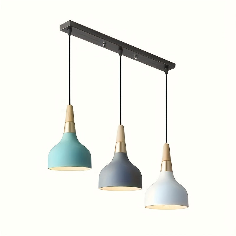 Lámpara de techo moderna con pantalla de metal desmontable, montaje semienterrado, iluminación de techo con cableado duro para bares, dormitorios y restaurantes - Incluye hardware de instalación, compatibilidad con bombillas E26, 85V-265V, decoración de