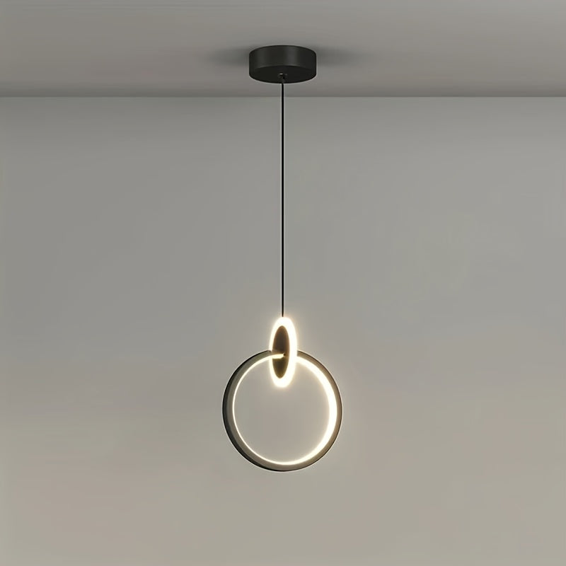 Luz de techo LED semi-inclinada moderna, temperatura de color ajustable, -85-265V, cableada, diseño minimalista con acabado metálico elegante, ideal para isla de cocina, sala de estar, dormitorio y comedor, decoración náutica de Sweet Home, luces LED par