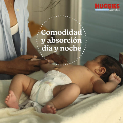 PAÑALES HUGGIES ACTIVE SEC ETAPA 3 X50 UND