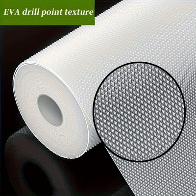 1 rollo de almohadillas para gabinetes de cocina, encimeras y cajones - papel especial para gabinetes y almohadillas antideslizantes cortables, uso multiusos en múltiples escenarios, materiales EVA, almohadillas para estantes