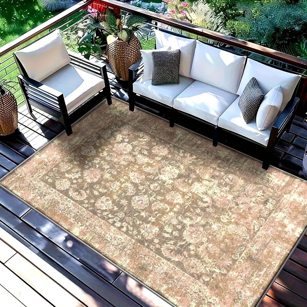 Alfombra de Terciopelo/850g/m², Diseño Geométrico Moderno a Cuadros, Inspiración Persa para Banquetes y Bodas, Elegancia Clásica con Experiencia Lujosa y Arte en Espacios al Aire Libre - Lavable a Máquina, Ideal para Jardines, Patios y Fiestas - Varios T