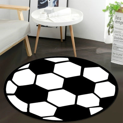 1pieza Alfombra de Fútbol Suave y Cómoda. Alfombra de Área Lavable. Adecuada para Accesorios de Habitación, Decoración de Salón, Balcones, Decoración para el Hogar, Decoración de Hoteles, Decoración de Oficina y Decoración de Fiestas.