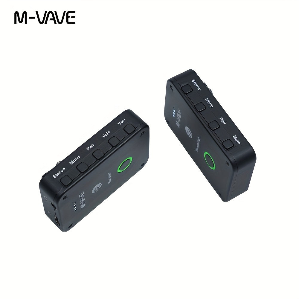 Lanzamiento de nuevo producto, sistema de transmisión de monitoreo de retorno de auriculares inalámbricos M-VAVE, transmisor y receptor recargables, sistema de transmisión de monitoreo de auriculares inalámbricos WP-9 que admite múltiples recepciones. Pu