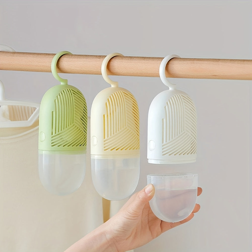 8pcs Cajas Absorbentes de Humedad Reutilizables para Colgar - Sin Necesidad de Electricidad, Solución Antimoho y a Prueba de Humedad de Alta Calidad para Armarios, Sótanos, Baños, Dormitorios - Diseño Duradero en Plástico, Control de Humedad para el Sóta