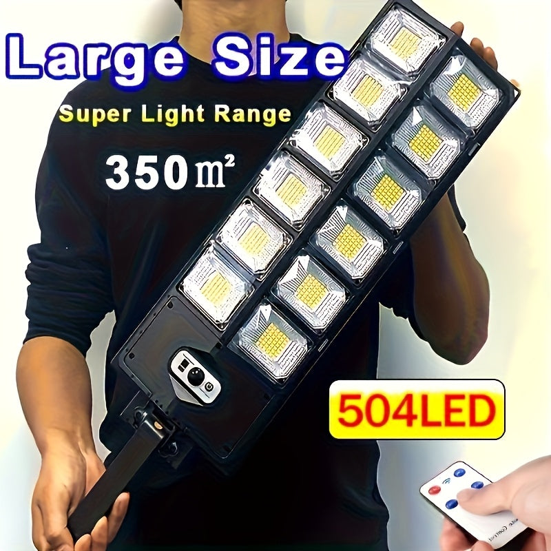 Luz solar para exteriores, luz de pared para jardín, con sensor de movimiento, control remoto, brillo y color ajustables, ideal para jardín, terraza y estacionamiento, energía solar, sensor de movimiento, control remoto, aplique desmontable, montaje semi