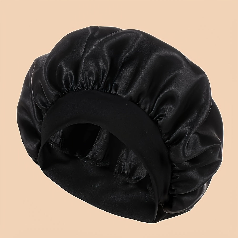 Gorro para dormir sin aroma, de acetato, con banda elástica ancha – Gorro de baño cómodo para uso diario