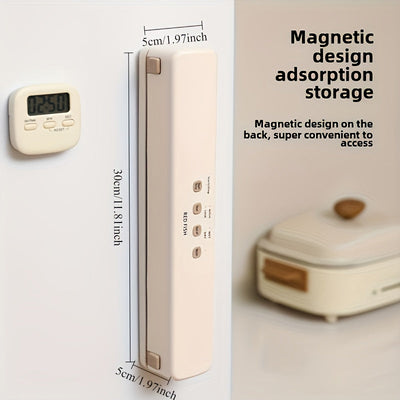 Máquina de sellado de vacío inalámbrica para conservación de alimentos - Separación húmeda/seca, recargable por USB, batería de litio de 1500mAh, máquina de sellado portátil de plástico para uso doméstico, conservación de alimentos en casa | Diseño elega