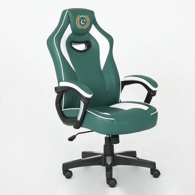 Silla de Juego Ergonómica con Acabado de Cuero Sintético - Silla de Oficina Estilo Carrera Ajustable con Soporte Lumbar y Apoyabrazos, Perfecta para Uso en Casa o Oficina