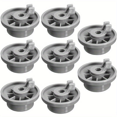 4/8 PIEZAS 165314 Rueda de rejilla inferior para lavavajillas Piezas para lavavajillas Bosch de BuyParts - Ajuste exacto para lavavajillas Bosch y Kenmore - Reemplaza 420198 423232 AP2802428 PS8697067