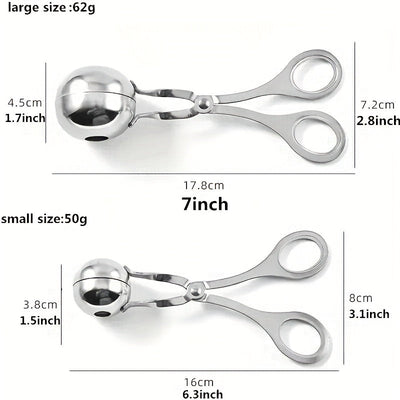 1 pza. Máquina para hacer albóndigas, máquina para hacer albóndigas de acero inoxidable 304, utensilios de cocina, accesorios de cocina