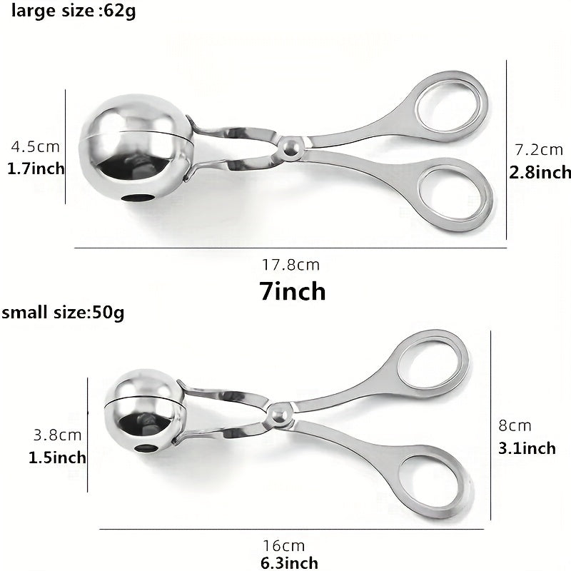 1 pza. Máquina para hacer albóndigas, máquina para hacer albóndigas de acero inoxidable 304, utensilios de cocina, accesorios de cocina