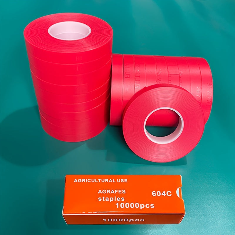 20pcs Cinta de Atado de PVC de Alta Resistencia - Impermeable y Resistente al Sol, Ideal para Uvas, Tomates, Enredaderas y Más - Herramienta Esencial de Jardinería