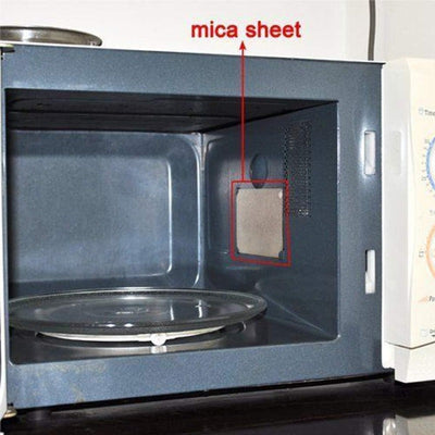4 piezas de cubierta de guía de onda, lámina de mica, repuestos de microondas, 10 x 12 cm, para horno microondas universal