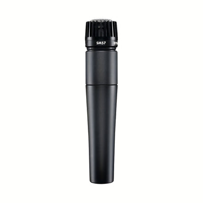Micrófono dinámico para instrumentos G-MARK SM57 - Calidad profesional, portátil de mano, diseño con clip para presentaciones en vivo y grabación, ideal para baterías y amplificadores, diámetro de 3.2 cm, largo de 15.7 cm, ancho de 2.3 cm, 0.9 pulgadas,