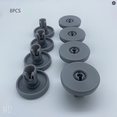 4/8pcs Rueda para Lavavajillas Debajo del Estante, Diámetro 40mm, Adecuado para DISHLEX ELECTROLUX IKEA AEG Favorite Privilege Zanussi, Tamaño: 40x29mm/1.57x1.14in