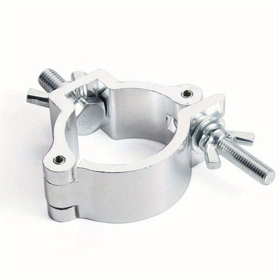 1pc Abrazadera de Aleación de Aluminio para Luces de Escenario, Soporte Rápido y Duradero con Clip, Ganchos Colgantes Plateados 18-21mm 38-52mm para LED PAR, Spotlights y Cabezales Móviles