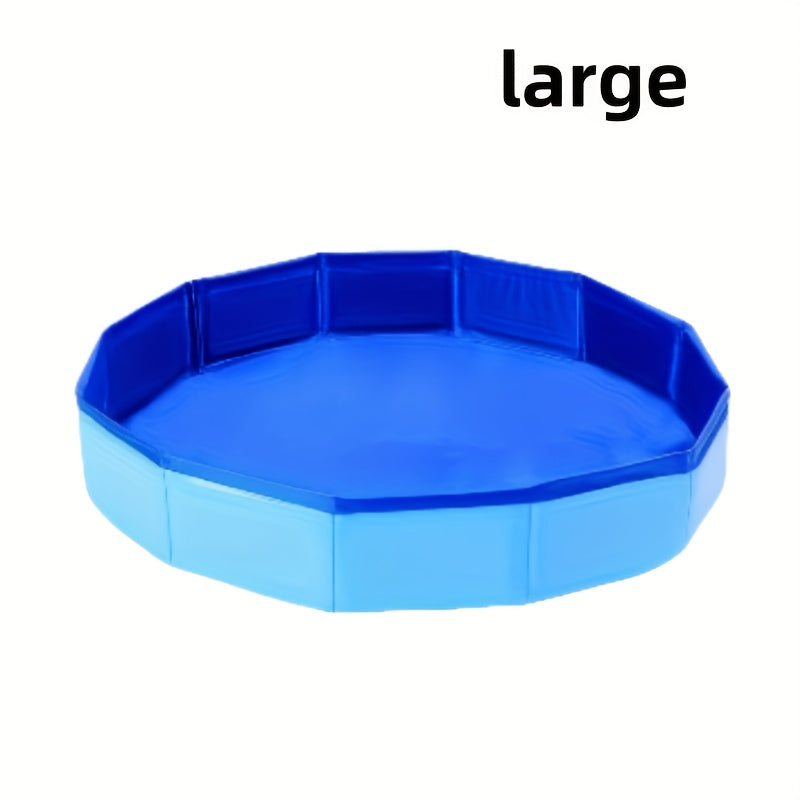 Baño de pies portátil y plegable para piscina - Bañera de pies plegable de PVC compuesto con colador incorporado, no necesita electricidad, diseño compacto para uso en casa/trabajo, accesorio de cuidado de pies multifuncional, experiencia de remojo de pi