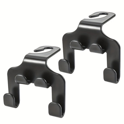 1 pieza, gancho de respaldo de asiento de coche, gancho multifuncional de plástico para estantería de almacenamiento trasero de asiento de coche, accesorios de interior de coche, accesorios de coche