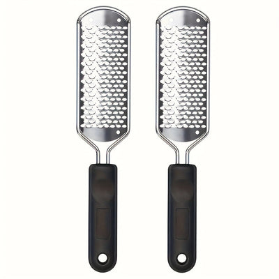 Lima de acero inoxidable para eliminar piel muerta, no requiere electricidad, libre de formaldehído, sin batería, no incluye adaptador de alimentación