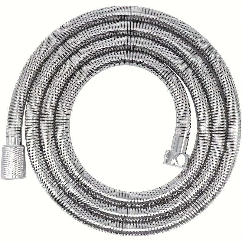 1pc Manguera de Ducha de Acero Inoxidable Resistente - Antiatascos y Anti-fugas con Conexión G1/2, Tubo Flexible a Alta Presión para Bañera, Lavado de Mascotas o Ducha - Fácil Instalación, Tubería Corrosiva para Uso Doméstico o Comercial, Accesorio Versá
