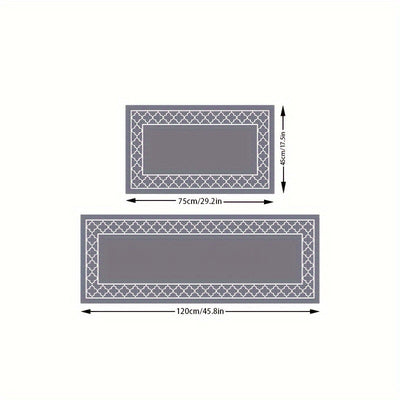 Alfombra de confort ergonómico y antideslizante para cocina, hogar, suelo, fregadero y oficina [1/2pcs]