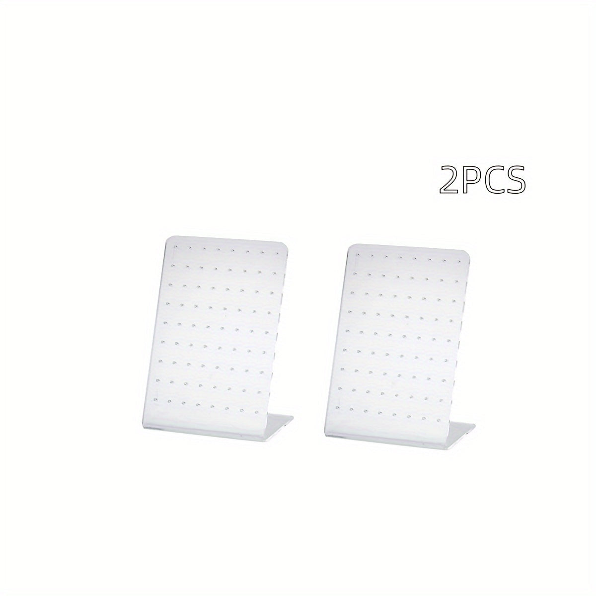 Organizador de aretes acrílico con 72 orificios, 1/2/3/4/10 piezas, soporte para exhibición de joyería, transparente, ideal para venta al por menor, almacenamiento en casa, medidas 10.01 x 7.59 x 5.51 cm, torres para joyería