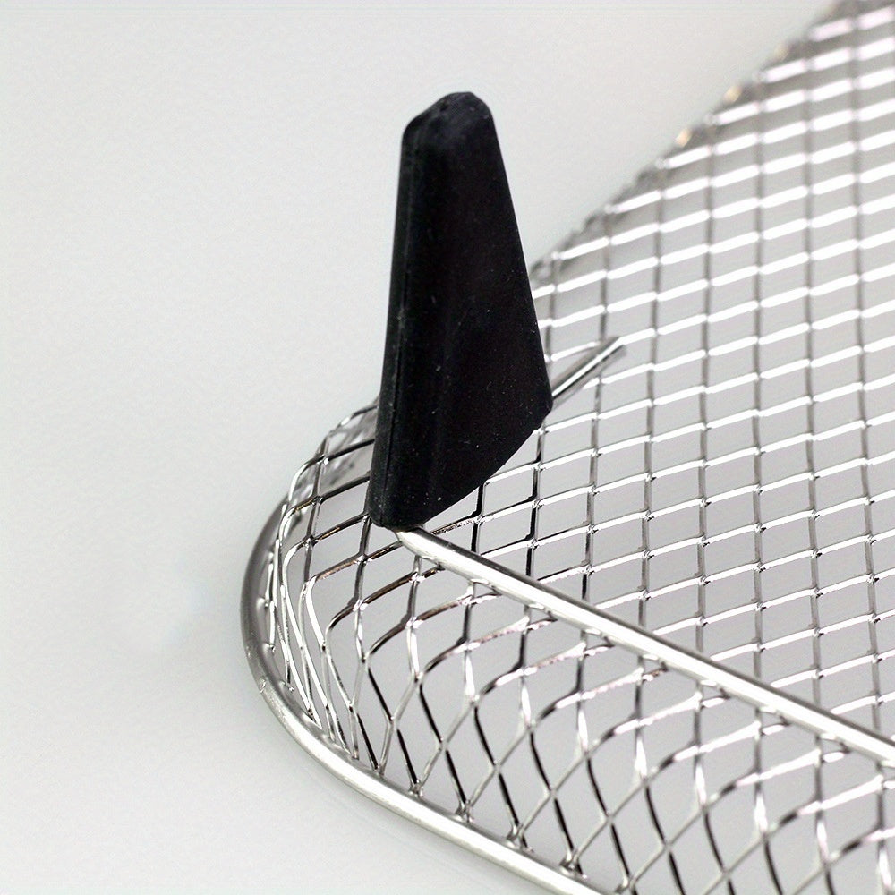 Accesorios para freidora de aire: funda de silicona laminada de tres capas, base de silicona, rejilla deshidratadora, almohadilla protectora de esquina y base alta