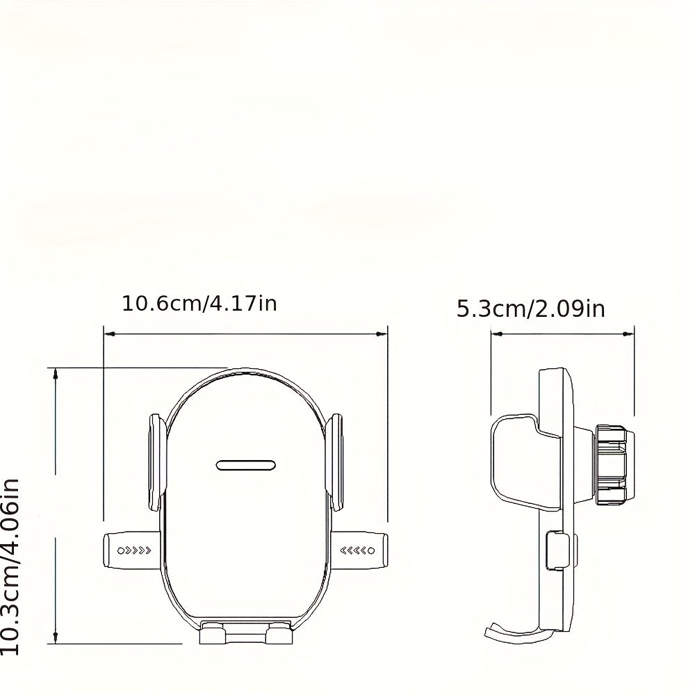 Soporte para teléfono de coche ajustable en vertical y horizontal, ofrece alta estabilidad y fuerte adhesión, incluye almohadilla adicional. Compatible con todos los smartphones
