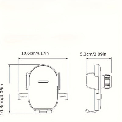 Soporte para teléfono de coche ajustable en vertical y horizontal, ofrece alta estabilidad y fuerte adhesión, incluye almohadilla adicional. Compatible con todos los smartphones