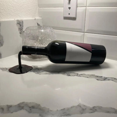 Gabinete de Exhibición de Vinos de Plástico Apilable con Soporte para Botellas