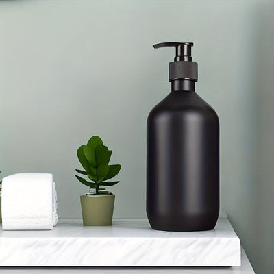 1 Pieza, Dispensador De Jabón De Plástico, Botella De Loción De Encimera Con Bomba, Dispensador De Jabón Líquido De Loción De Baño, Botella Vacía Recargable Para Champú Gel De Ducha Acondicionador Para El Cabello, Accesorios De Baño
