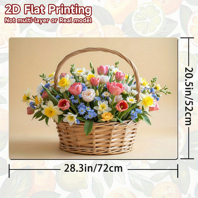 1pc Protector de Estufa Floral - Alfombrilla Antideslizante para Encimera, Cubierta Resistente al Calor y Fácil de Limpiar - Diseño Inspirado en la Naturaleza, Compatible con BEKO, Zanussi, Hotpoint e Indesit, Protección Decorativa para Cocina/Gas/Secado