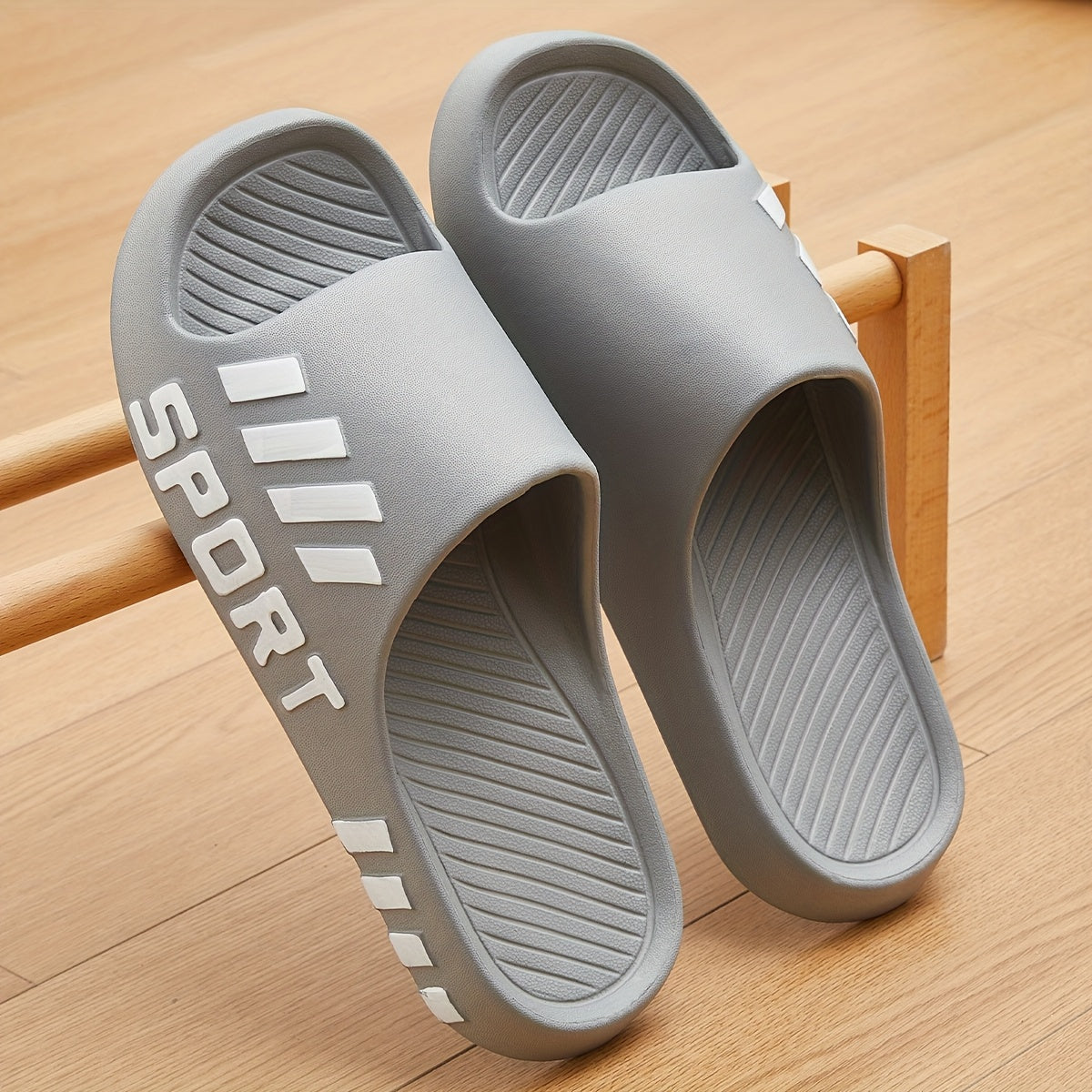 Zapatillas de Hombre Sin Cordones Talla 46-47, Antideslizantes para Ducha Interior, Sandalias Deportivas Sencillas Estilo Pareja para Todas las Estaciones